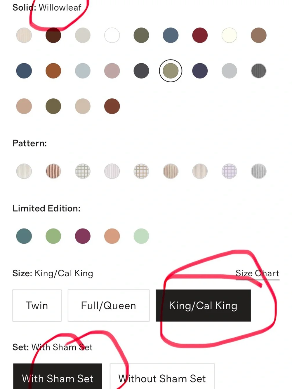 NEW QUINCE KING $215 Willowleaf Duvet SET WITH shams PRICED TO SELL — LAST SET